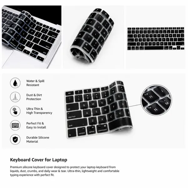 Ultra-Thin Transparent Silicone Laptop Keyboard Protector